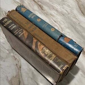3 Vintage Hardcover Books (lot #6)